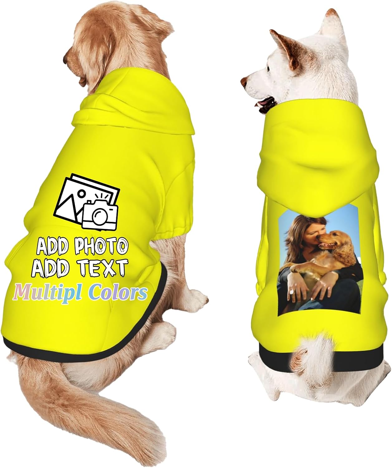Custom Dog Hoodie Add Your Design Soft & Warm Personalized Photo Text Logo Name Dog Clothes for Puppy Sweatshirt Hooded for Small Medium Large Dogs Girl/Boy Cats Black 71uTrarLWaL._AC_SL1500.jpg