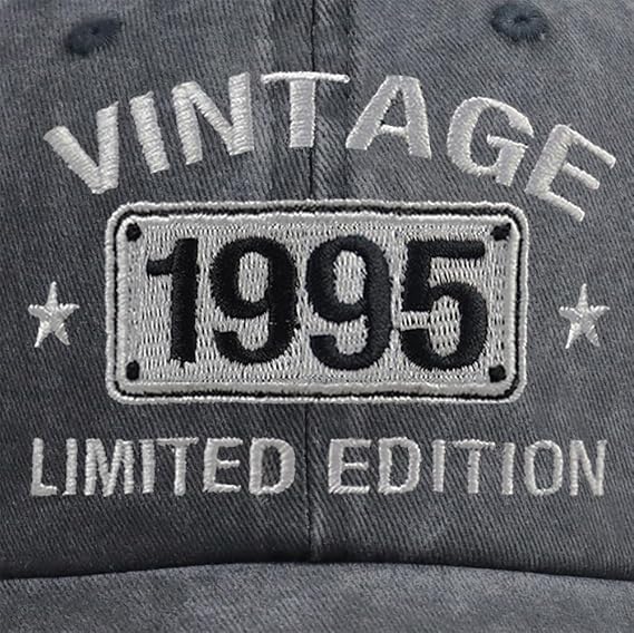 Vintage 2005 1995 1985 1975 1965 1955 1945 1935 1925 Limited Edition Embroidered Adjustable Baseball Cap 71xTkR6iVRL._AC_SX569.jpg
