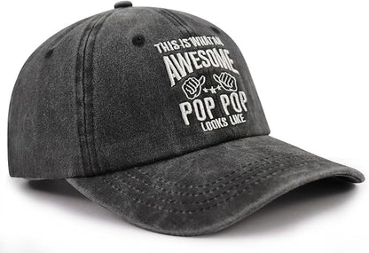 This is What an Awesome Pop Pop Uncle Pappy Hat, Adjustable Personalized Embroidered Father Day Dad Grandpa Papa Baseball Cap 71y8x2yWFXL._AC_SX679.jpg