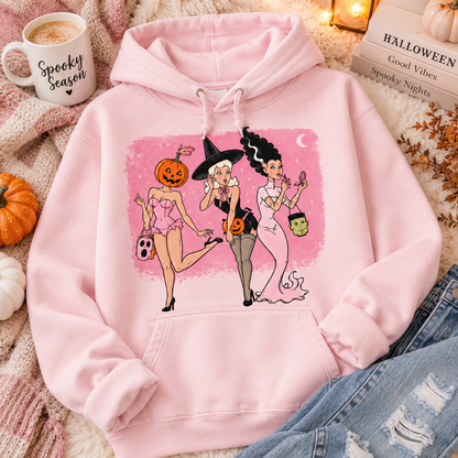 Pretty, Spooky & Unbothered Halloween Hoodie, T-Shirt – Retro Monster Girls Graphic Shirt, Pink Witchy Halloween Gift For Her 721f901e-1161-40c7-9197-51d028e1824b-sp.png