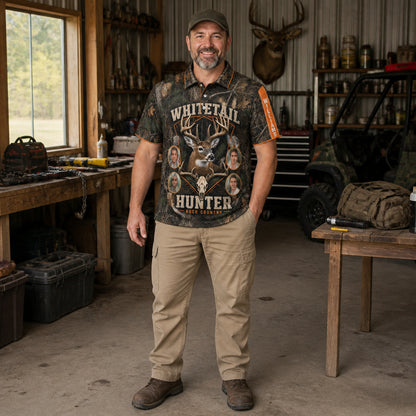 Whitetail Hunter Camo Crest AOP Polo - Personalized Polo shirt - All over printed 72527ab1-c30d-4c3f-8b71-887e9b566f3c.jpg
