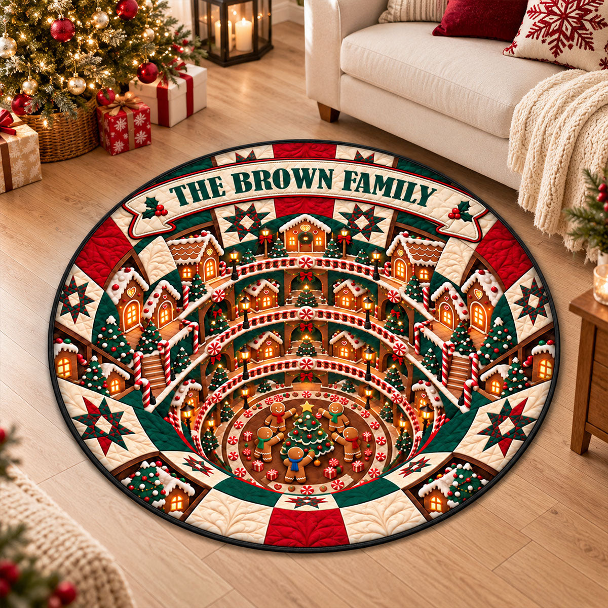 A Village Full Of Wonder 3D Illusion Quilted Rug - Personalized Quilted Mat 7473c923-388f-4d04-ad9c-e45a483959bc-2.jpg