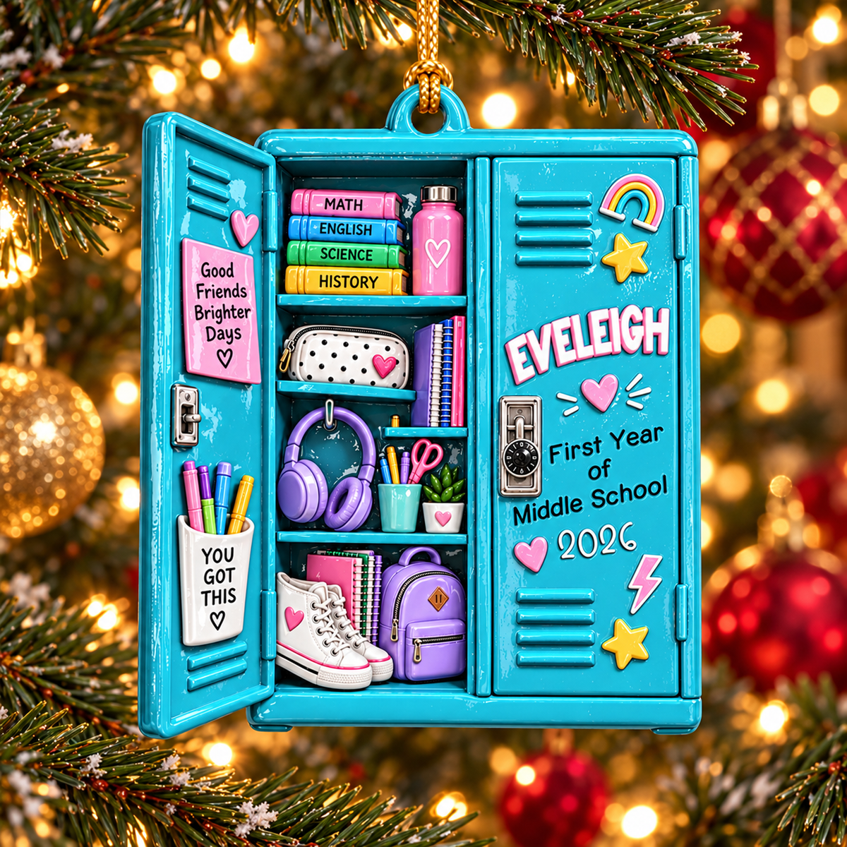 Middle School Ornament, Middle School Locker 3D Ornament, First Year of Middle School Gift, Teenager Ornament, Christmas Gift For Daughter 7529e51d-9cfb-4beb-8243-8fa3b68ca2b4-banner-3.png