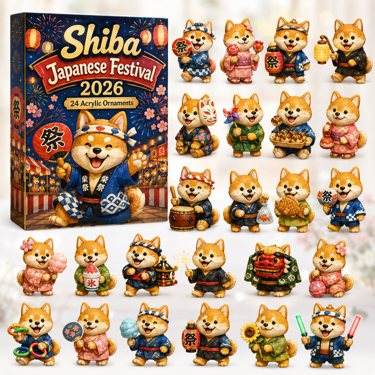 Shiba Japanese Festival Advent Calendar 2026 - 24-Day Festive Countdown, Acrylic Charms Blind Box - Gift For Shiba Inu Lovers 7561a407-9566-40bd-b27d-4f12a3459efc-shiba-festival.jpg