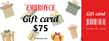 Embroyce Gift Card