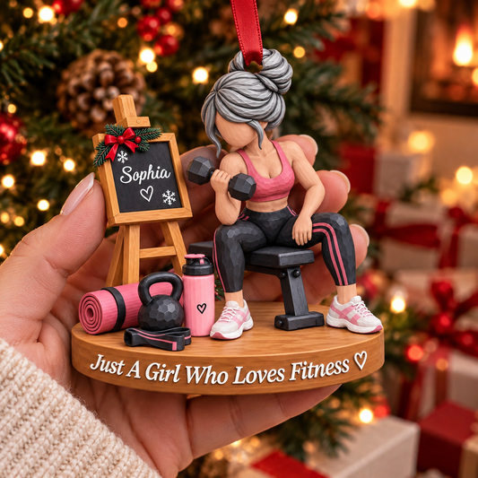 Personalized Fitness Gym Girl - Personalized Wooden Ornament 775db0c6-ad0f-4194-9328-9df44469a824-61cfd1ed-a8b8-4df4-b1cc-1fdc458ef5b9.png