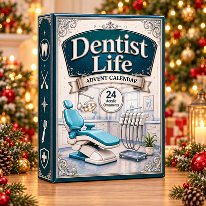 Dentist Life Advent Calendar 2026 - 24-Day Festive Countdown, Acrylic Charms Blind Box - Gift For Job Lovers 777f721f-92d2-41dd-a620-5f3d279eca4b-dentist-box.png