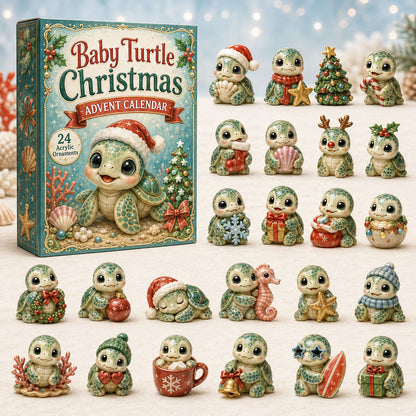 Baby Turtle Chrismast Advent Calendar 2026 - 24-Day Festive Countdown, Acrylic Charms Blind Box - Gift For Turtle Lovers 781f8729-7d96-41e6-88a6-54042058e5a1-turtle.jpg