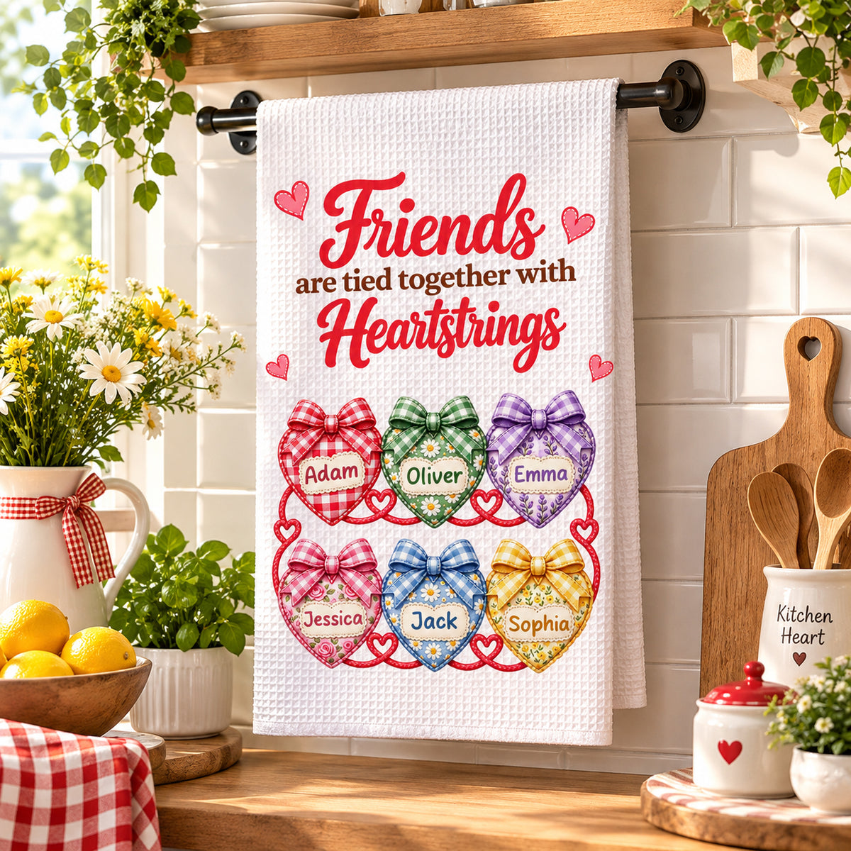 Heartstrings Friendship - Personalized Kitchen Towel - Christmas Gifts 78932b24-11cf-486e-9eca-3d3d1b30d138-Banner-1-1-.jpg