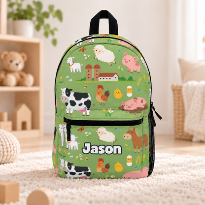 Personalized Farm Animal Backpack: Barnyard Knapsack, Zoology Lover Gift For Son, Daughter, Kid 789849f1-1090-4c41-9f6e-91528f4cd1e5-g2.png