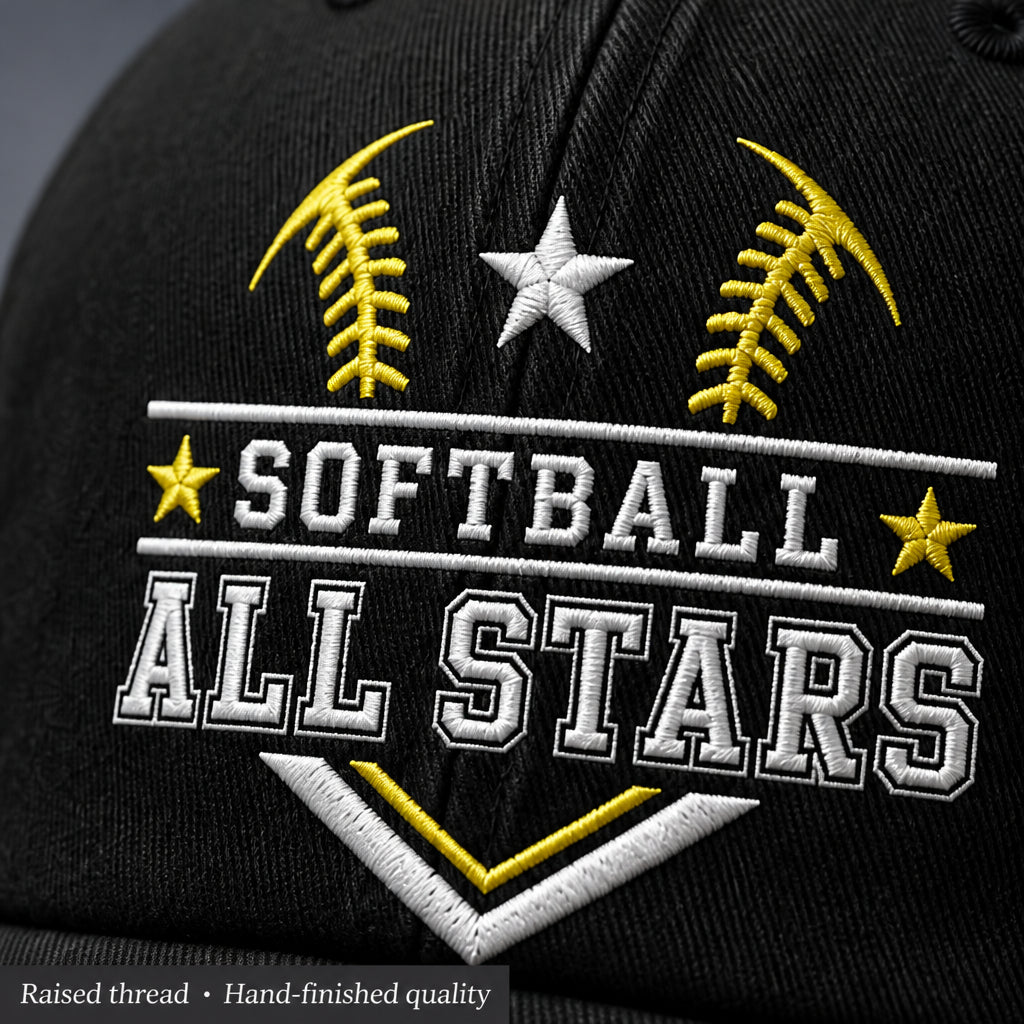 Softball All Stars Cap - How it is made