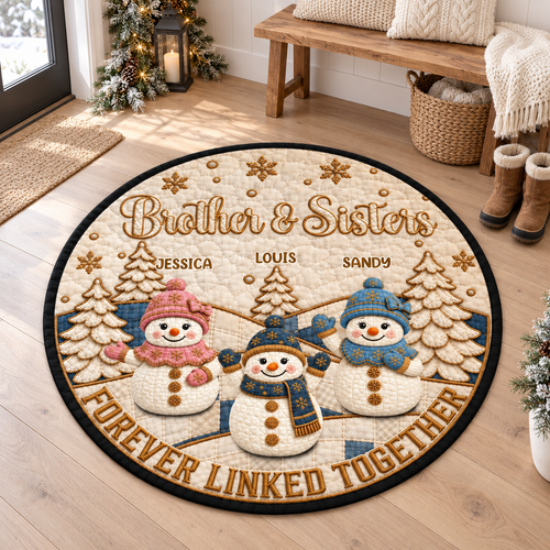 Brother & Sister Forever Bond - Personalized Quilted Carpet - Christmas Gift For Family 78cd5fe9-8c73-4c5a-bc9b-19a9e721b4e9-banner-1.png