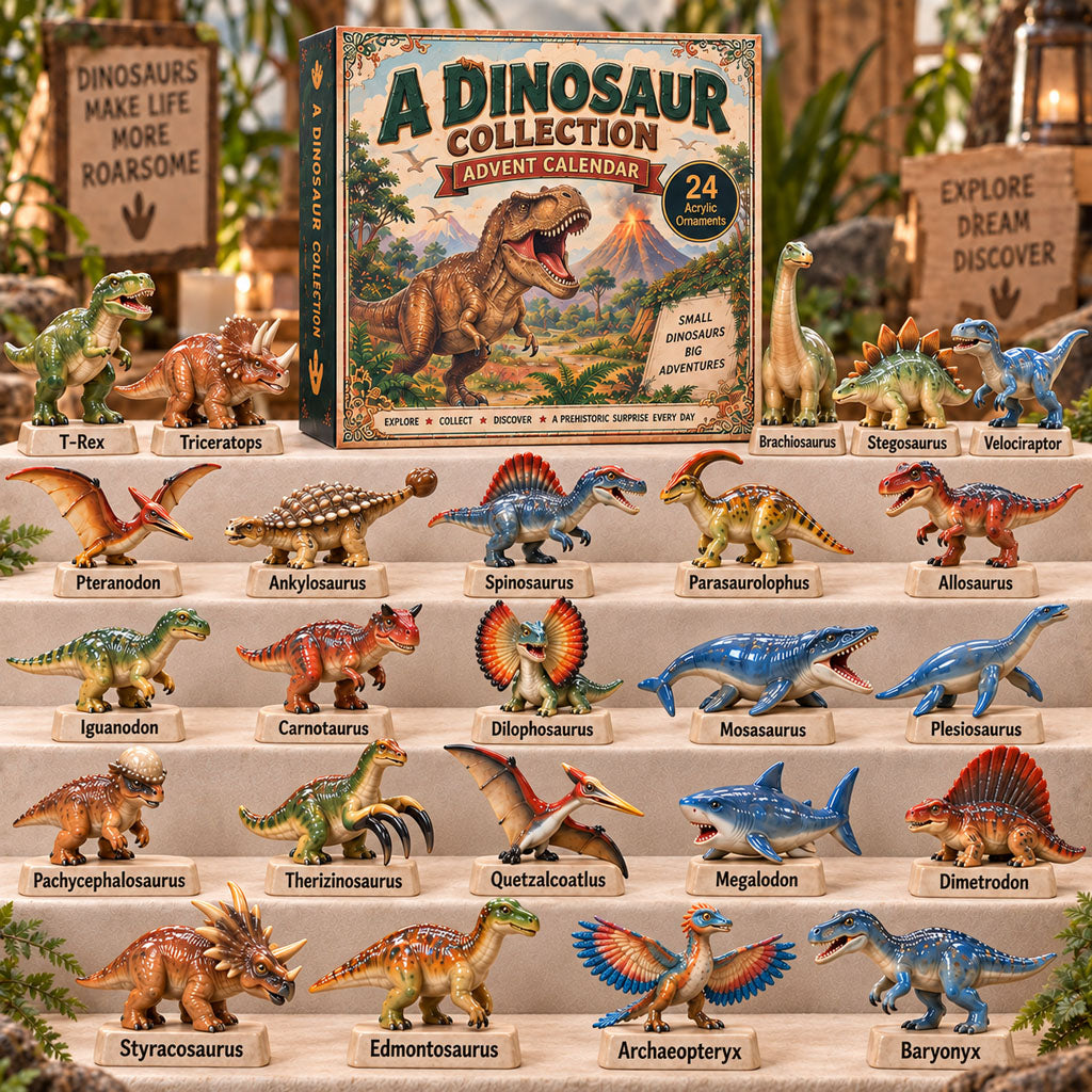 A Dinosaur Collection Advent Calendar 2026 - 24-Day Festive Countdown, Acrylic Charms Blind Box - Gift For Dinosaurs Lovers 78de933a-a359-4271-9315-8aac0be2a12a-dinosaur.jpg