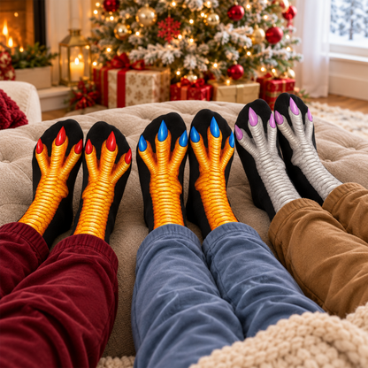 Funny Chicken Feet Crew Socks with Colorful Toenails - Personalized Crew Socks - Personalized Best Friend Gifts, Besties, Sisters, BFF 7989292f-b2bf-4ba9-8169-34019ee56857-3-6-.png