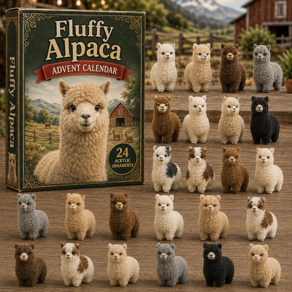 Fluffy Alpaca Advent Calendar 2026 - 24-Day Festive Countdown, Acrylic Charms Blind Box - Gift For Farm Lovers 79ef8066-7d8d-4603-a3f6-8fab70850d6d-alpaca.jpg