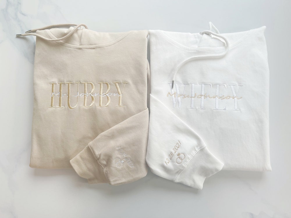 Personalized Embroidered Wifey Hubby Sweatshirt, Custom Last Name Bridal Crewneck, Gift For Couple Matching Hoodie 7_1d4ea9e8-33eb-46af-bd16-25f409cce332.jpg
