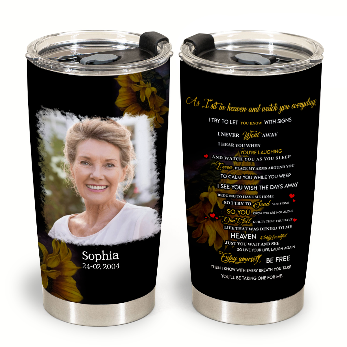 Heaven Sunflower Personalized Photo Blanket Memorial 7_250a5509-c195-4c70-bd4b-beea48201ce8.png