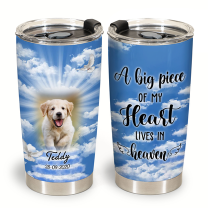 Dog Memorial Blanket - A Piece Of My Heart Lives In Heaven - Memorial Dog Gift 7_487568a7-78b5-4687-8ca8-a3e5e50a71c6.png