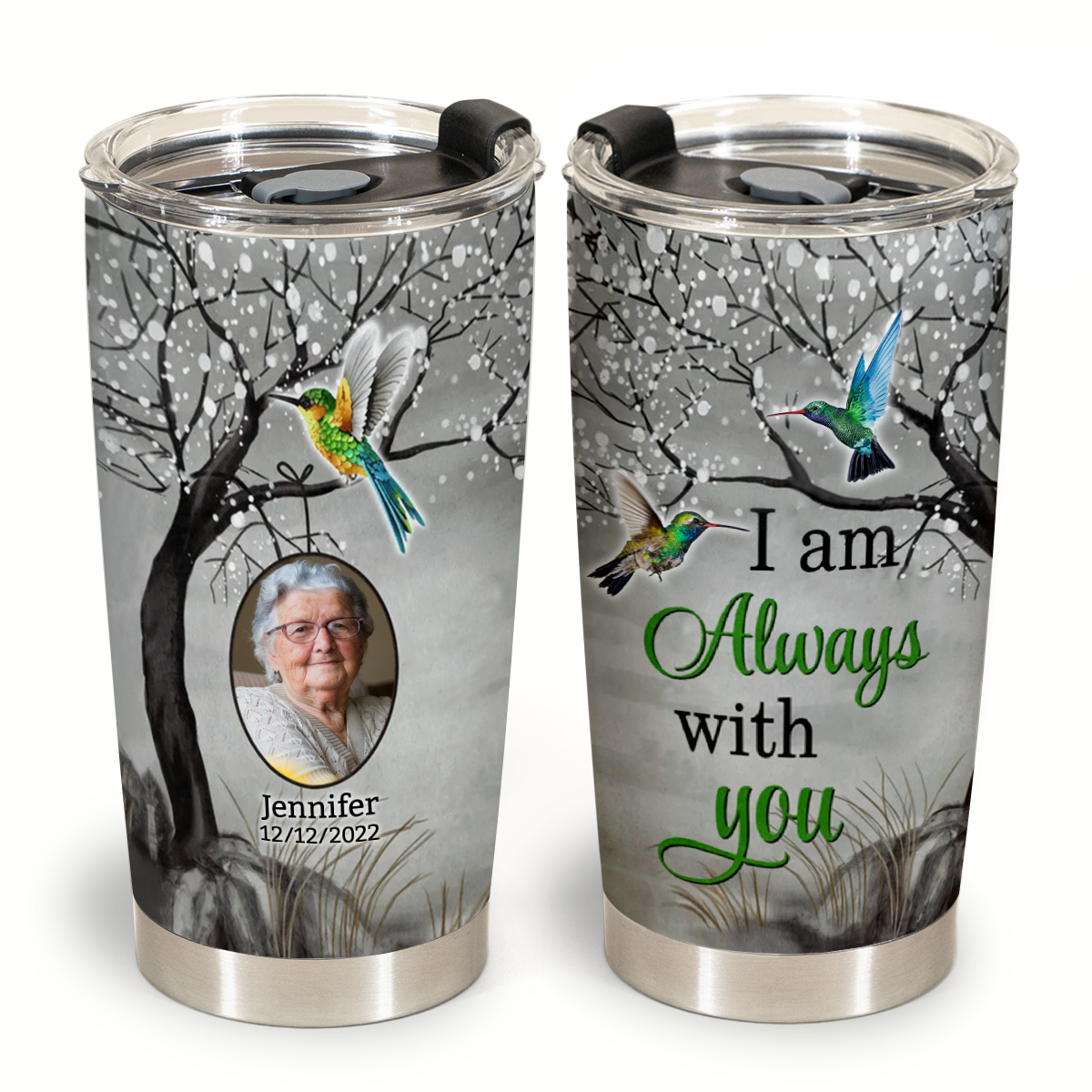 Humming Bird Always With You Personalized Blanket - Memorial 7_519665dd-39c2-4908-8b6f-60fc4fdfbd04.png