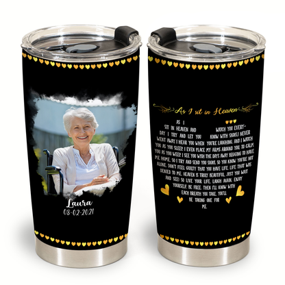 As I Sit In Heaven Black Personalized Photo Blanket Memorial 7_ab723b31-ecaa-488b-892a-2c27b1fdb8b7.png