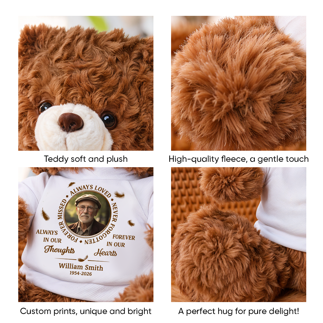 Always Loved Never Forgotten Memorial Teddy Bear