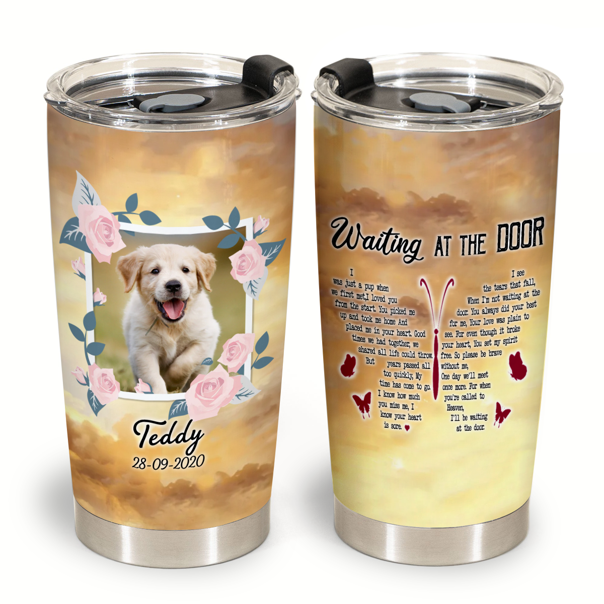 Dog Remembrance Blanket - You Set My Spirit Free - Dog Memorial Gifts For Men 7_e3e3f51e-d5b0-489b-89c2-3625db7037fe.png