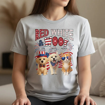 Red White & Woof - Personalized Shirt