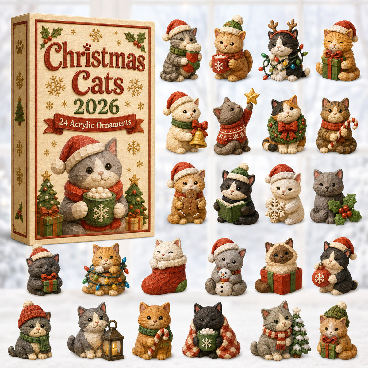 Christmas Cat House Advent Calendar 2026 - 24-Day Festive Countdown, Acrylic Charms Blind Box - Gift For Cat Lovers 7a2c91c8-5d41-47fc-a4a4-0529353dd973-christmas-cat.jpg