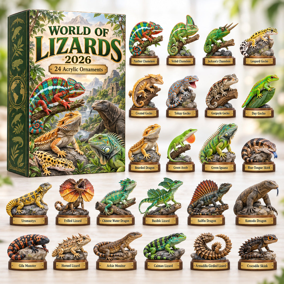 World Of Lizards Advent Calendar 2026 - 24-Day Festive Countdown, Acrylic Charms Blind Box - Gift For Lizard Lovers 7c14b185-fd4e-48ad-8594-e7cbb147bb01-lizards.jpg