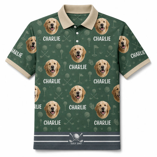 Golf Dad Photo Polo - Hero