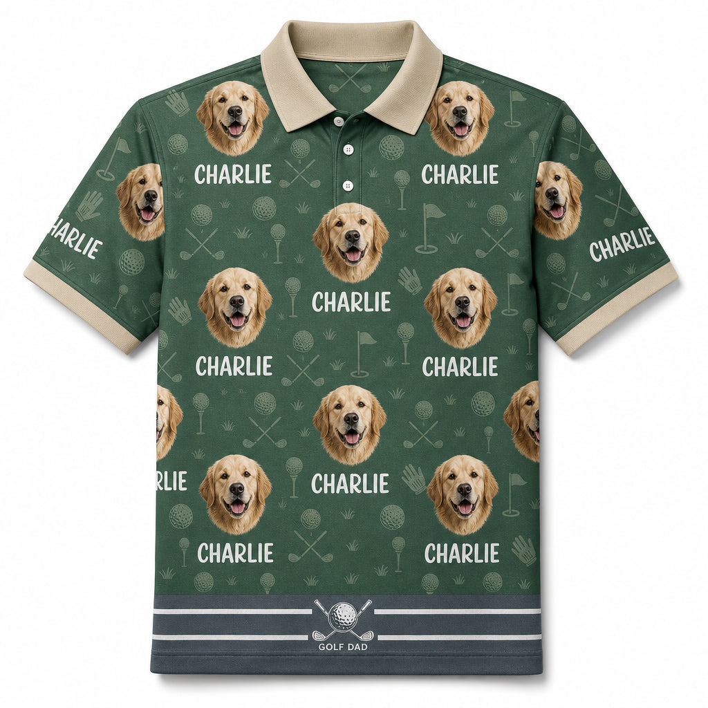 Golf Dad Photo Polo - Hero