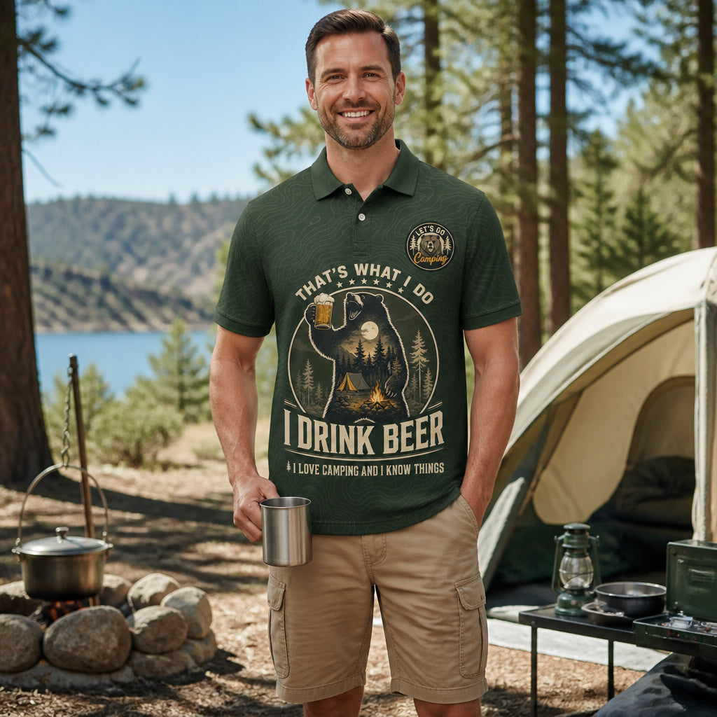 Camping Beer Bear AOP Polo - Polo shirt - All over printed 7c6590de-0c6c-4fc9-a43f-ee685cf9f793.jpg