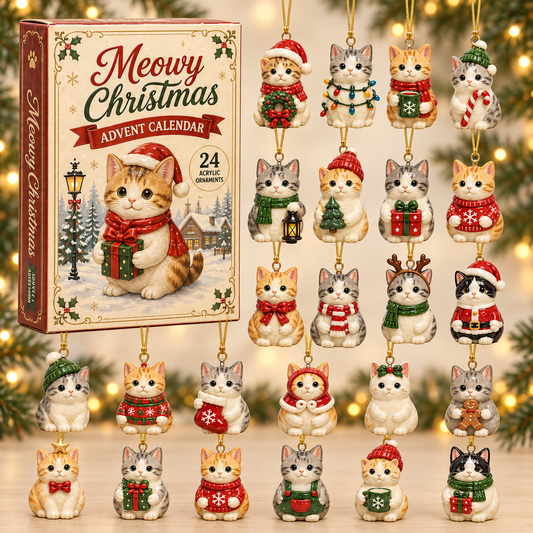 Meowy Christmas Advent Calendar 2026 - 24-Day Festive Countdown, Acrylic Charms Blind Box - Gift For Cat Lovers 7ccb3ece-ae6f-4bf6-a83c-5ea4d0a4540a-meowy-box-charms.png