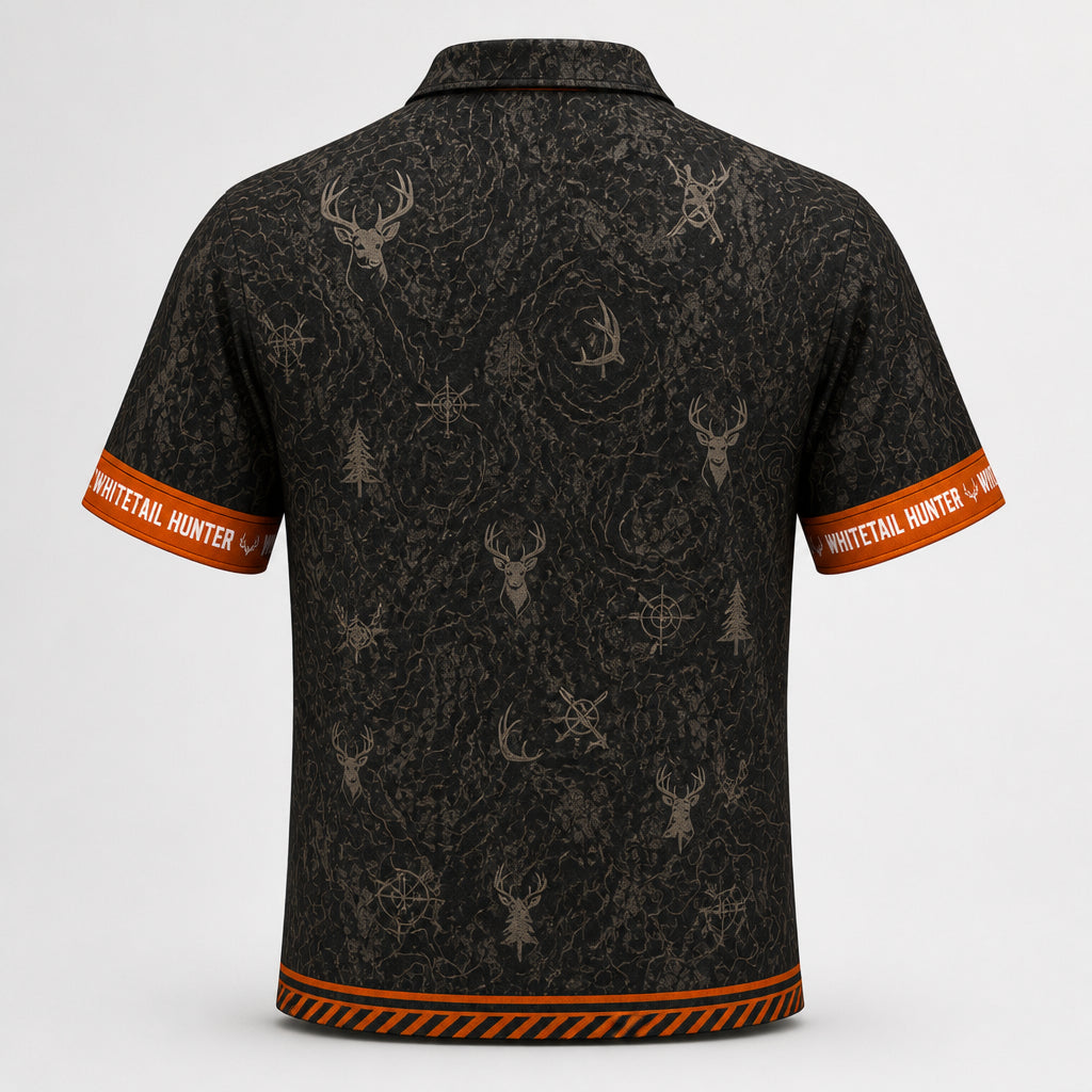Blaze Crest Deer Hunter AOP Polo - Polo shirt - All over printed 7cce8112-c11e-4b89-9cd0-64ceeb40c9ff.jpg