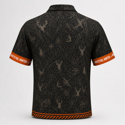 Blaze Crest Deer Hunter AOP Polo - Polo shirt - All over printed 7cce8112-c11e-4b89-9cd0-64ceeb40c9ff.jpg