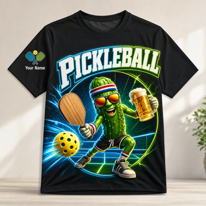 Custom Name Neon Pickleball Pickle AOP T-Shirt - Personalized T-Shirt - All over printed 7cd51f92-27e5-4453-b406-96489249389d.png