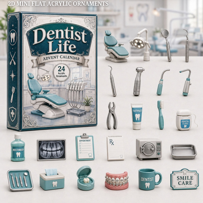 Dentist Life Advent Calendar 2026 - 24-Day Festive Countdown, Acrylic Charms Blind Box - Gift For Job Lovers 7d175d94-aa14-434f-86f7-4cac45ac9ae8-dentist-text-2.png