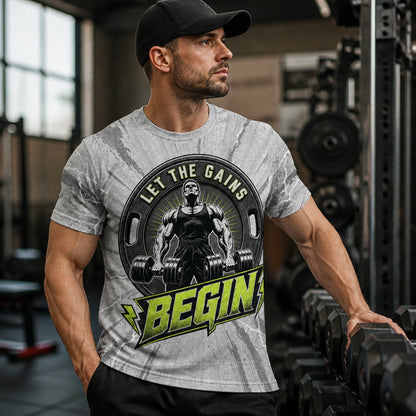 Let The Gains Begin — Power Plate Tee - T-Shirt - All over printed 7d456dd1-2520-44f4-93c3-a3d8367f4acd.jpg