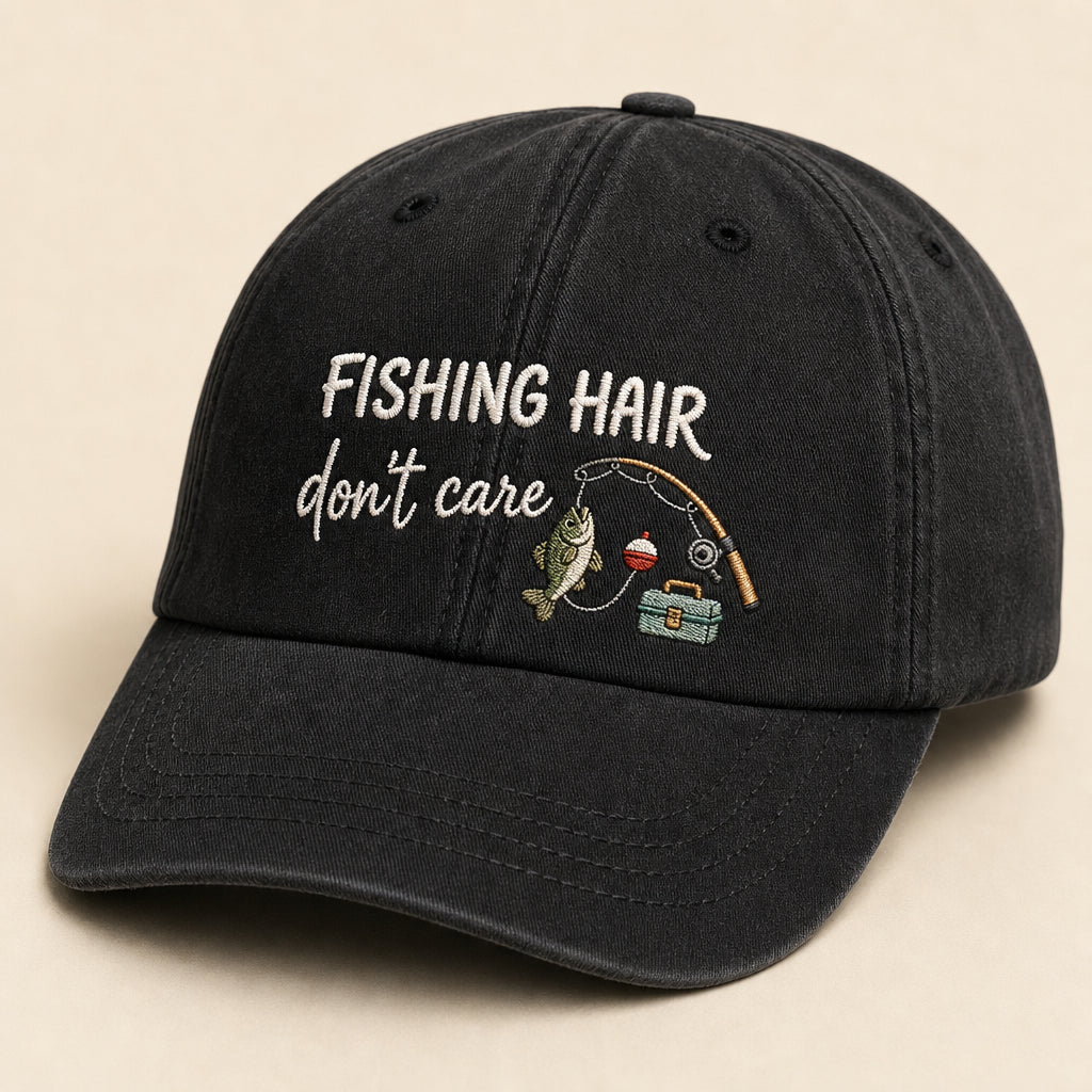 Fishing Hair Dont Care Cap - Hero