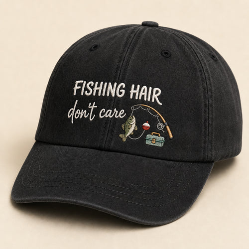 Fishing Hair Dont Care Cap - Hero