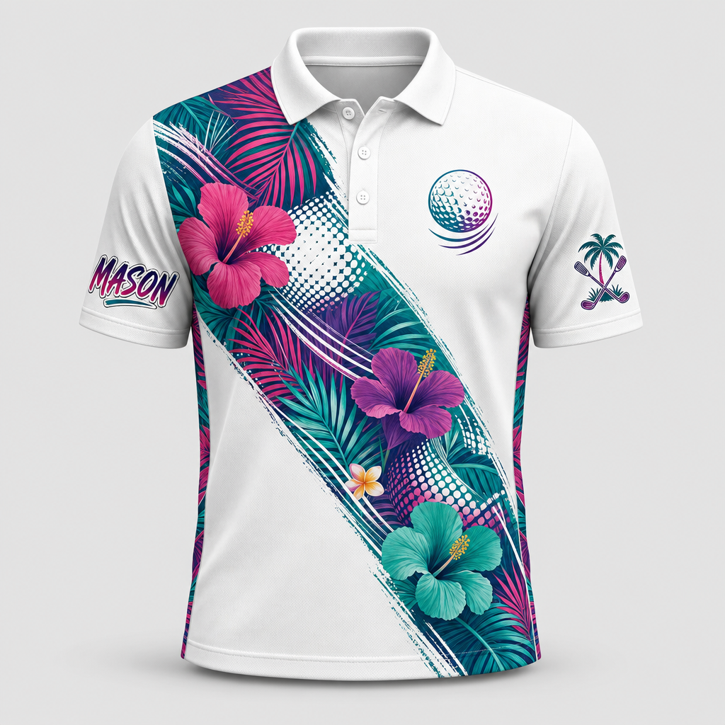 Tropical Golf Crest AOP Polo – Personalized Name Sleeve - Personalized Polo shirt - All over printed 7e3cef17-61a0-4780-9026-85ca08d3dfe6.png