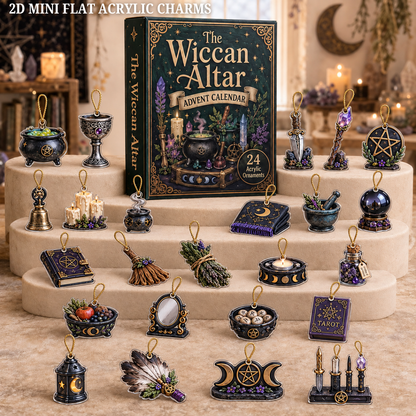 The Wiccan Altar Advent Calendar 2026 - 24-Day Festive Countdown, Acrylic Charms Blind Box - Gift For Witching Lovers 7e854acc-f635-4437-9e4f-8beb8bb009ce-wiccan-altar-text.png