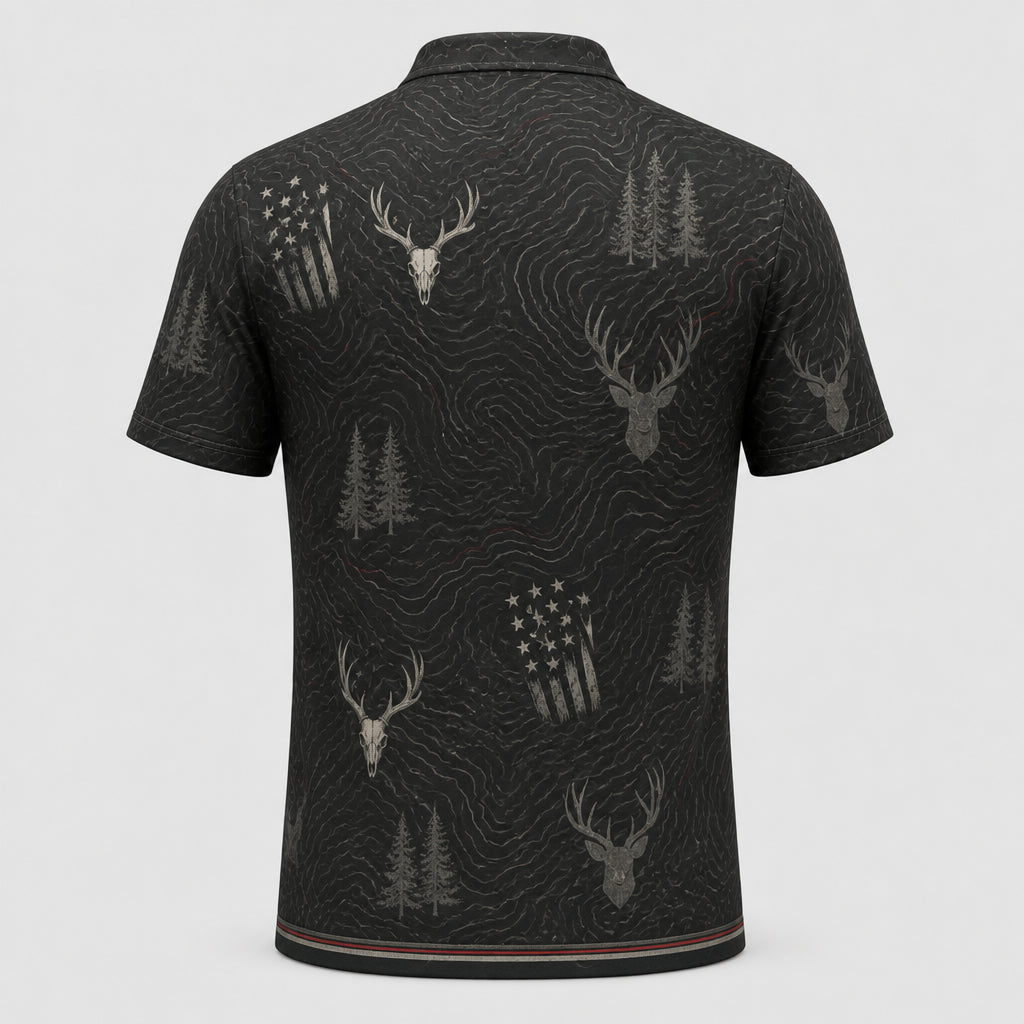 Antler Crest Flag Hunter AOP Polo - Polo shirt - All over printed 7eb5a56a-aca1-46f9-83d4-a1d2046fb919.jpg