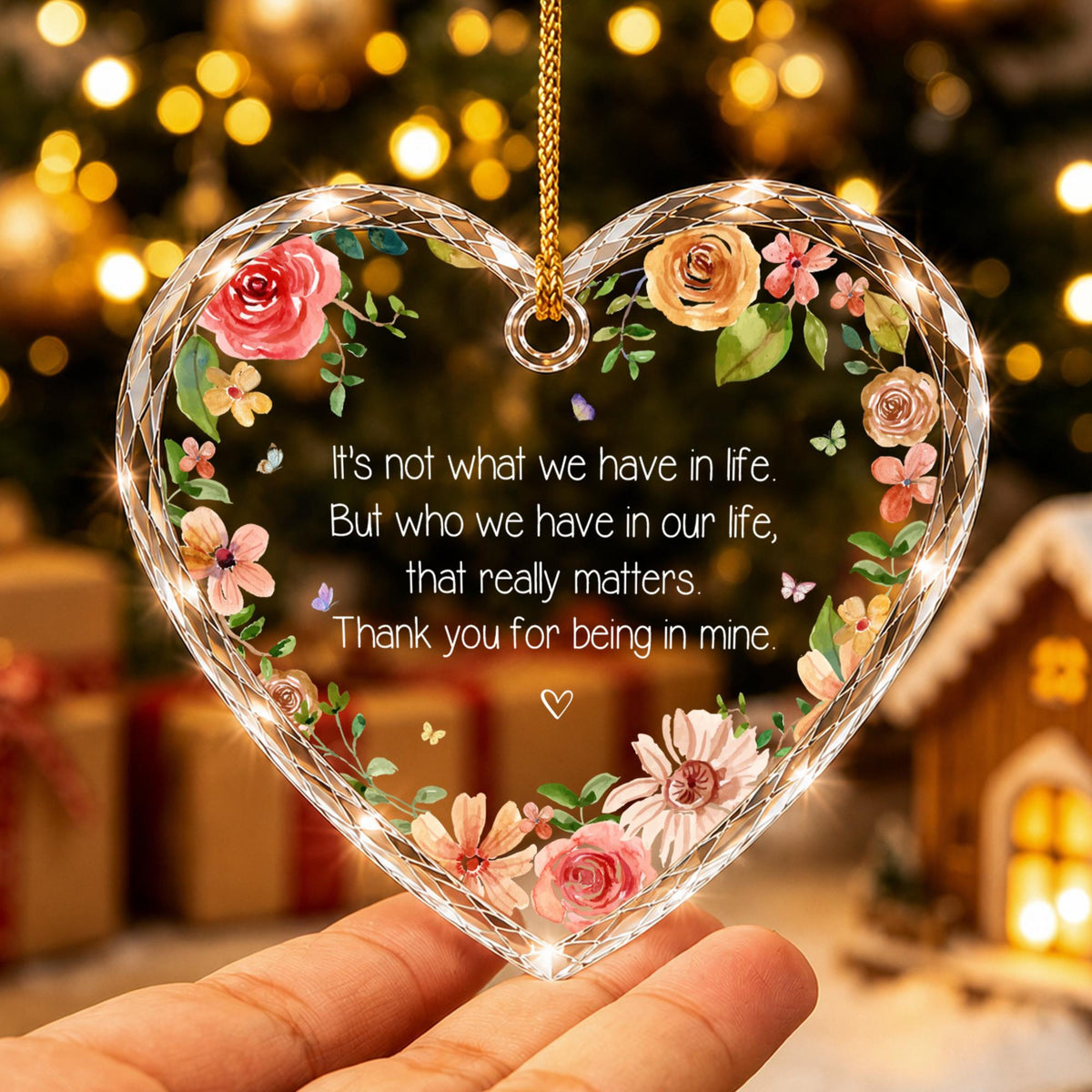Personalized Wildflower Friendship Ornament: Best Friend Gift, Thank You Gift For Friend, Wildflower BFF Glass Keepsake 7f288941-bf32-44c5-a81b-778d943df551-4.jpg