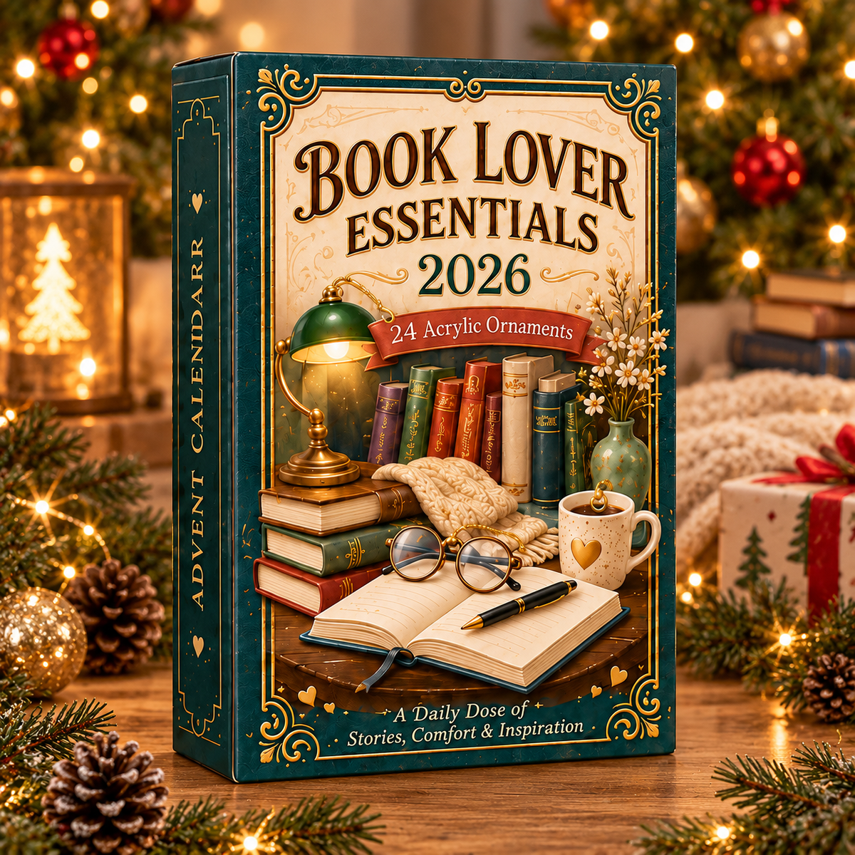 Book Lover Essentials Advent Calendar 2026 - 24-Day Festive Countdown, Acrylic Charms Blind Box - Gift For Reading Lovers 7fbda472-6b15-4036-b444-f290edf574df-book-box.png