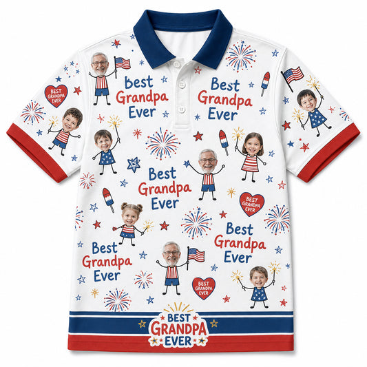 Best Grandpa Ever 4th of July - Hero