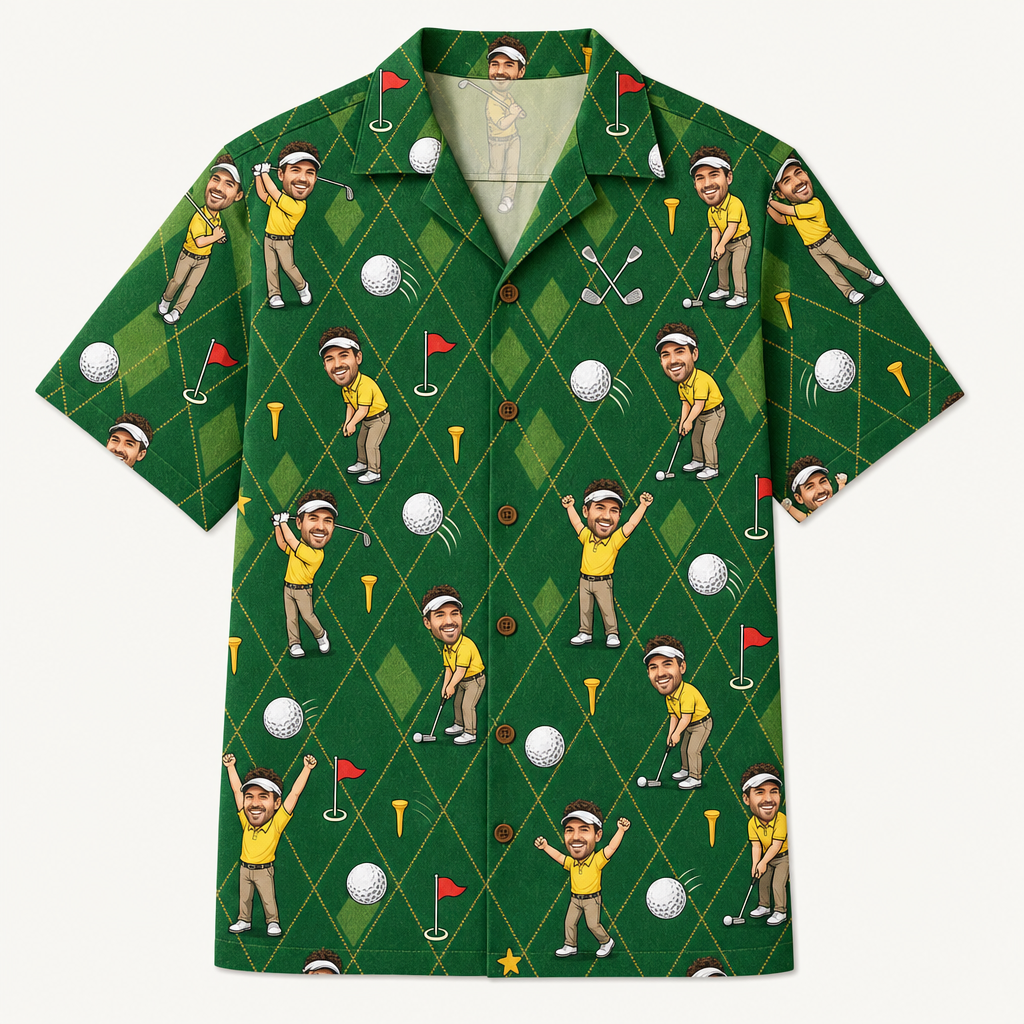 Custom Face Golfer Pattern Hawaiian Shirt - Personalized Hawaiian Shirt 80305d52-ad1c-44f8-8495-c8bf458ecacb.png