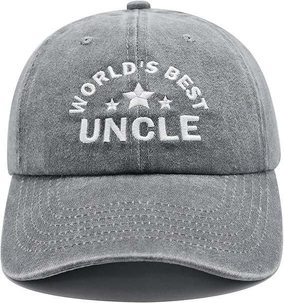 Uncle Gifts from Niece Nephew, Fathers Day Christmas Birthday Gifts for Uncle, Adjustable Personalized Embroidered Baseball Cap Father Days Gift 81-22Aho7LL._AC_SX569.jpg