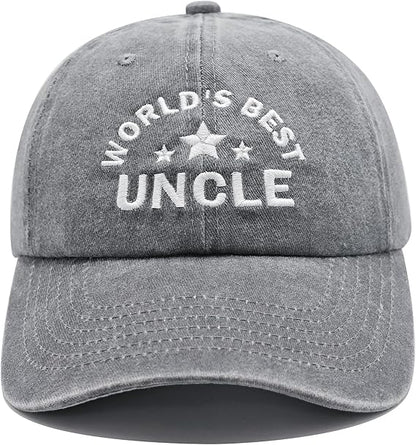 Uncle Gifts from Niece Nephew, Fathers Day Christmas Birthday Gifts for Uncle, Adjustable Personalized Embroidered Baseball Cap Father Days Gift 81-22Aho7LL._AC_SX569.jpg