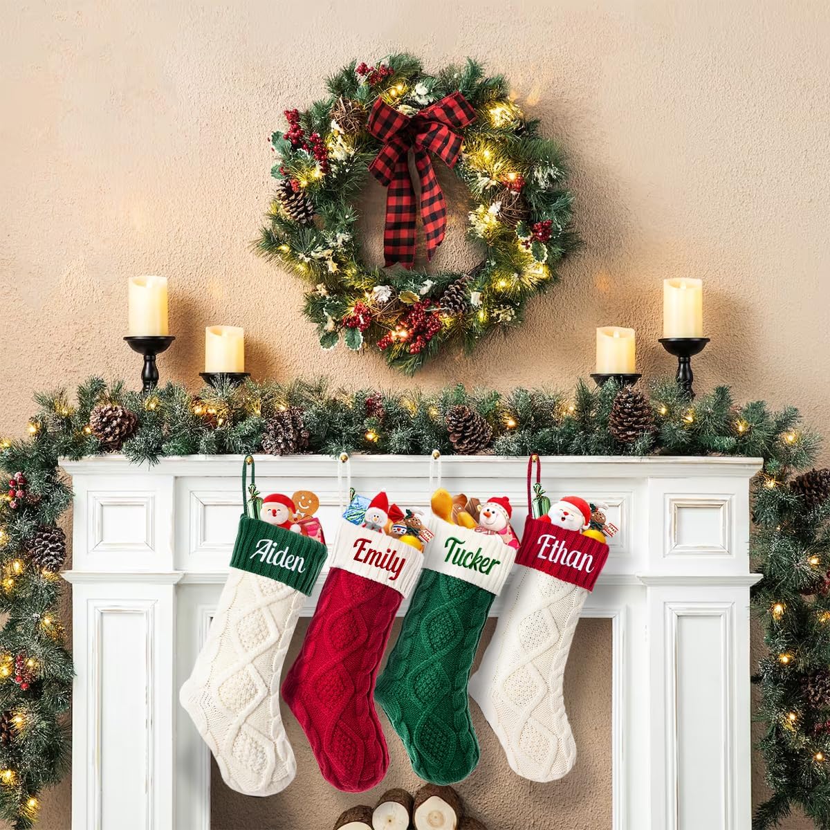 Personalized Christmas Stockings,Embroidered Christmas Stocking with name,Christmas Gift,Knit Christmas Stockings,Monogram Family Stockings 81-wM4w_ACL._AC_SL1200.jpg